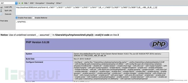 如何通过非数字与字符的方式实现PHP WebShell详解