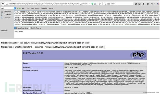 如何通过非数字与字符的方式实现PHP WebShell详解