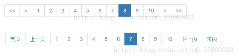 bootstrap paginator分页前后台用法示例