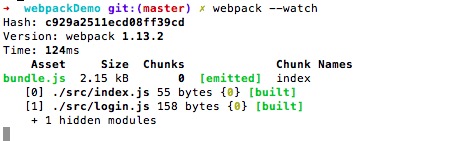 Webpack执行命令参数详解