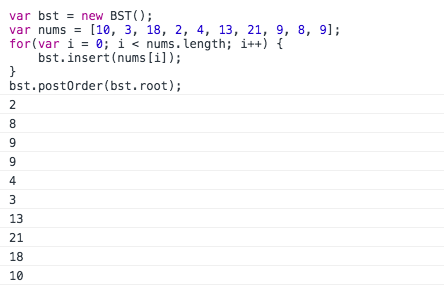 javascript实现二叉树遍历的代码