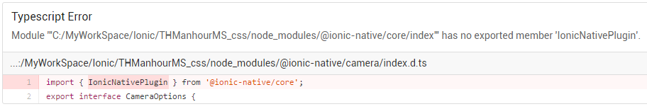 怎么在Ionic项目中使用Native Camera方法