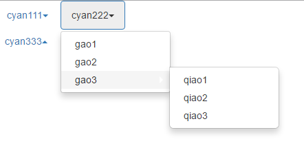 Bootstrap中如何实现下拉菜单、多级菜单及按钮布局方法