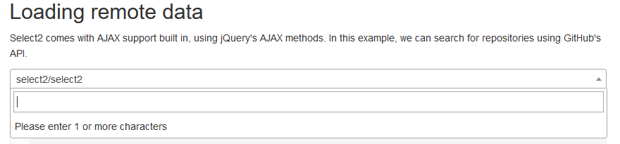 jQuery插件select2如何利用ajax高效查詢大數(shù)據(jù)列表