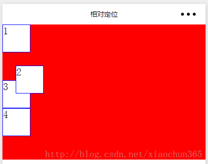 微信小程序中相对定位和绝对定位的示例分析