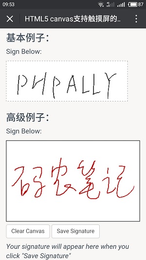 html5+canvas實(shí)現(xiàn)支持觸屏的簽名插件教程
