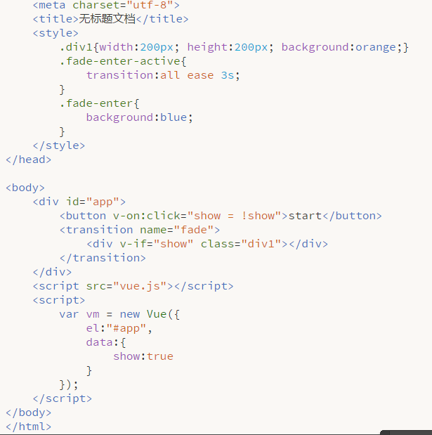 vue.js过渡css类名的示例分析