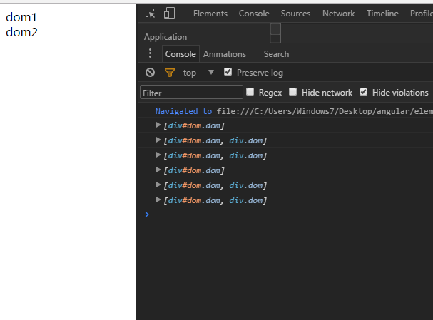 element()函數(shù)如何在angular中使用