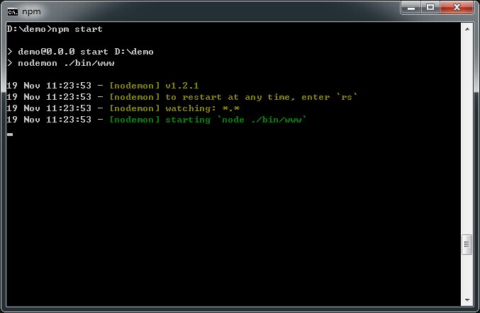 Node.js使用Express创建Web项目详细教程