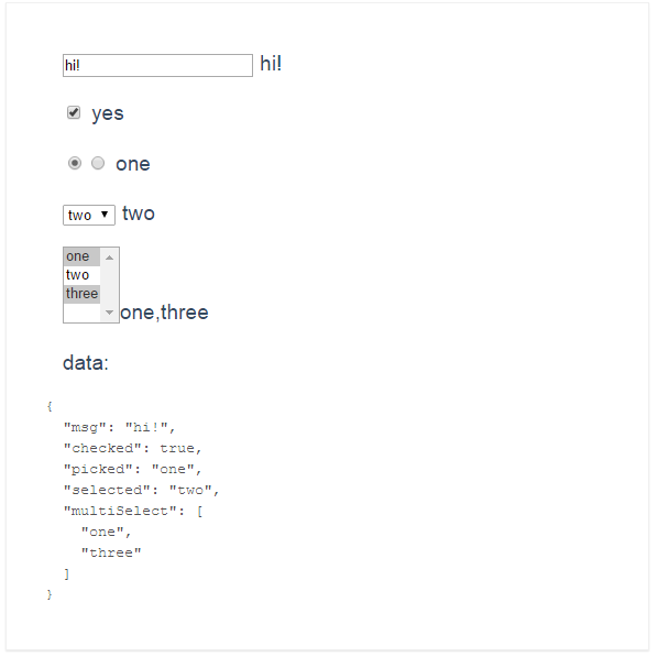 vue.js指令v-model使用方法