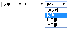 js中DOM三级列表的示例分析