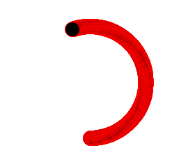 JS如何实现画圆圈的小球