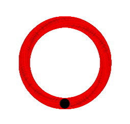 JS如何实现画圆圈的小球