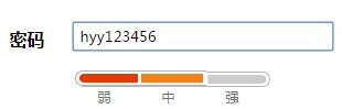jQuery如何检测密码强度