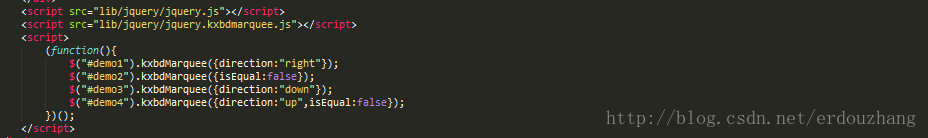 jQuery插件jquery.kxbdmarquee.js如何实现无缝滚动效果