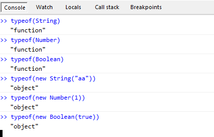 Javascript基础之类型的示例分析