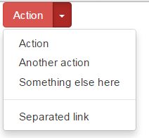 bootstrap组件之按钮式下拉菜单的实现方法
