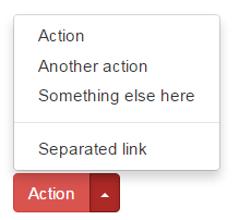 bootstrap组件之按钮式下拉菜单的实现方法