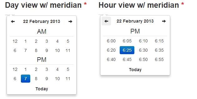 bootstrap datetimepicker日期插件使用方法