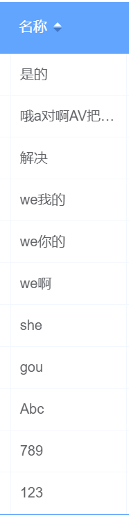 如何解决vue elementUI中table里数字、字母、中文混合排序问题