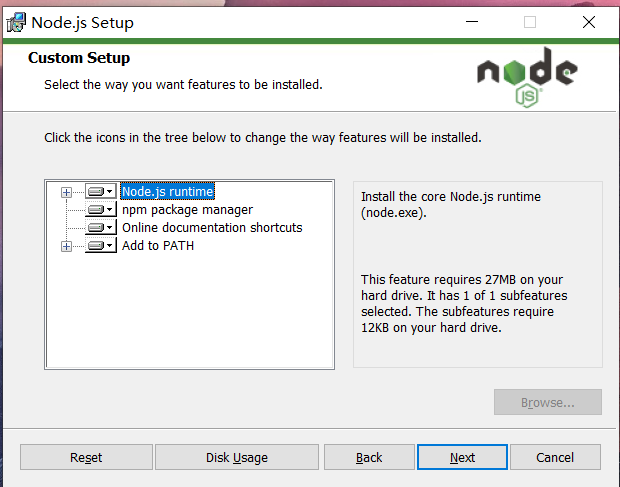 如何安装配置nodeJs