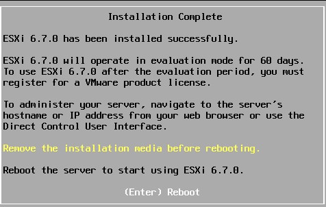 搭建VMware ESXi6.7的方法