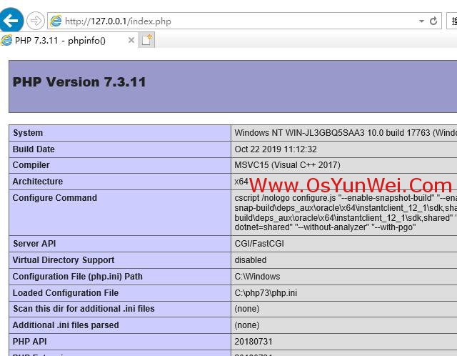 怎么搭建Windows Server 2019 IIS10.0+PHP(FastCGI)+MySQL环境