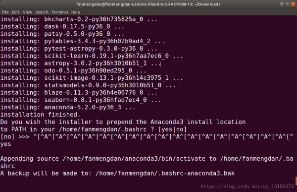 Ubuntu18.04如何安装Anaconda3