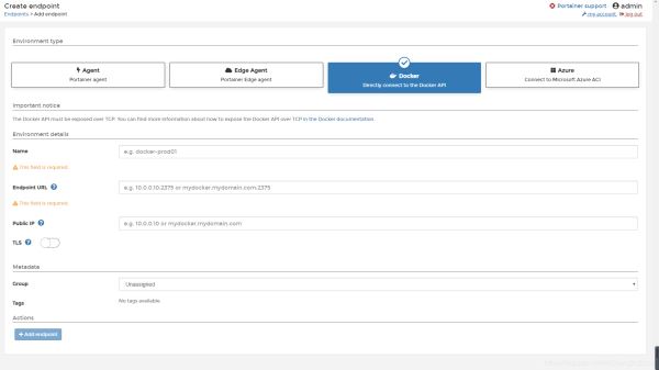 利用portainer怎么遠程連接docker