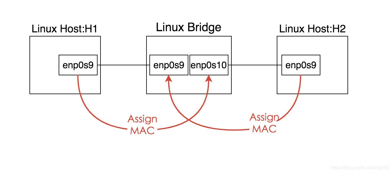 Linux中bridge如何桥接两个VirtualBox虚拟网络