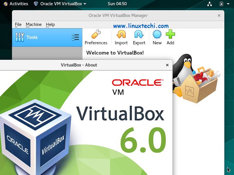 在CentOS8/RHEL8上如何安装 VirtualBox 6.0的详细教程