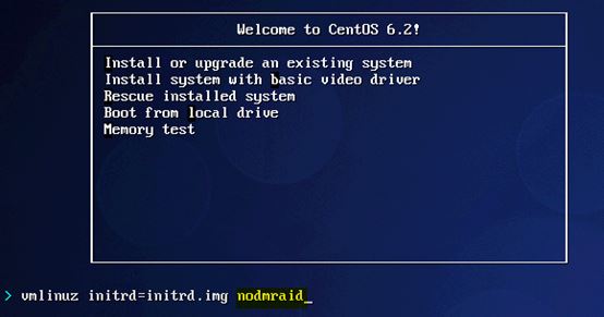 如何安裝CentOS 6.x報錯"Disk sda contains BIOS RAID metadata"解決方法