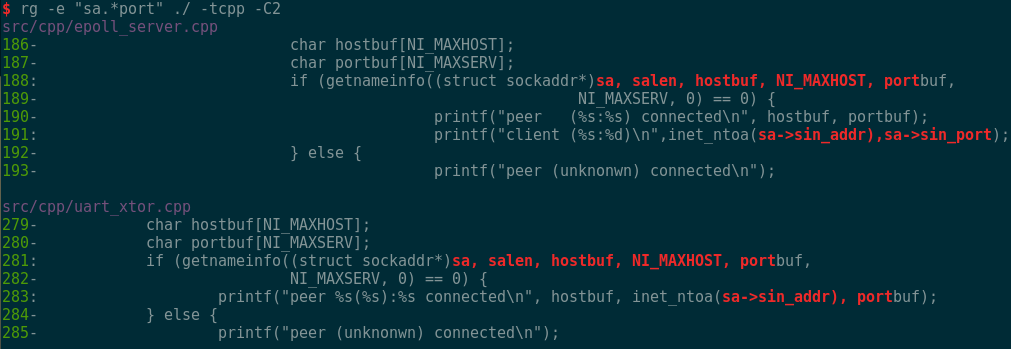 linux最快的文本搜索神器ripgrep(grep的最好代替者)
