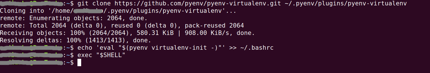 Ubuntu 18.04安装 pyenv、pyenv-virtualenv、virtualenv、Numpy、SciPy、Pillow、Matplotlib