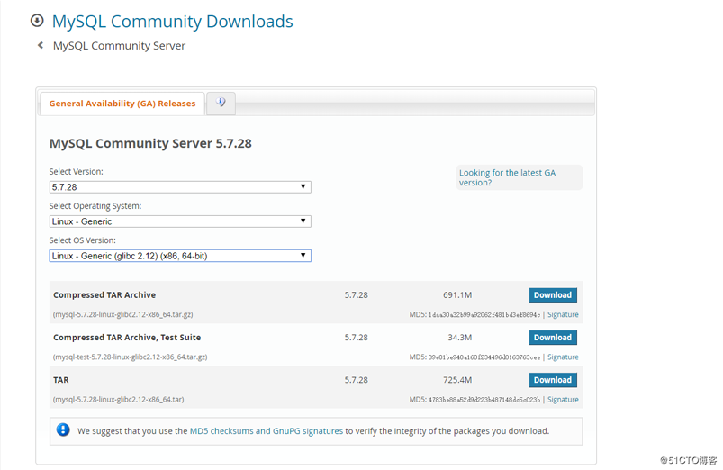 CentOS7.4下MySQL5.7.28二进制方式安装的方法步骤