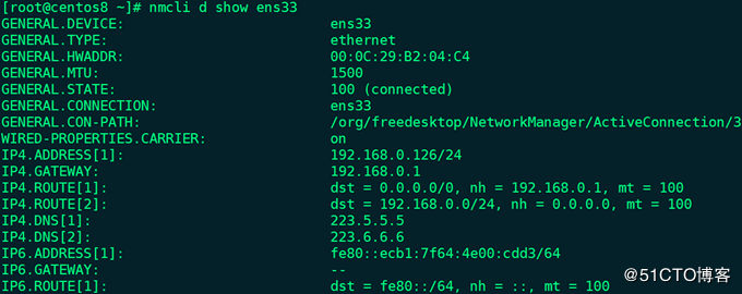 CentOS8.0 网络配置的实现