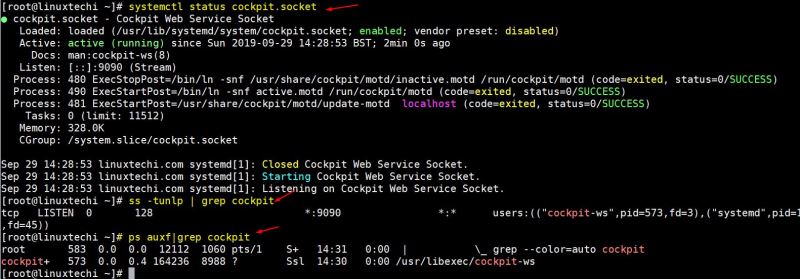 CentOS 8/RHEL 8上如何安装和使用Cockpit