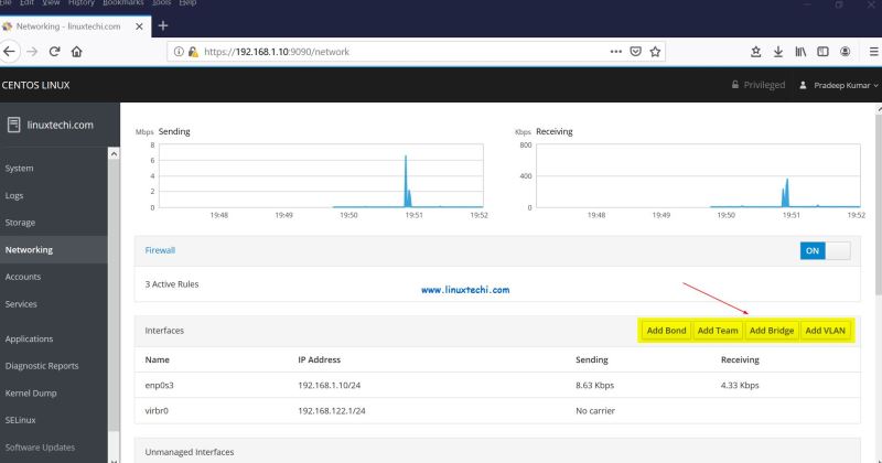 CentOS 8/RHEL 8上如何安裝和使用Cockpit