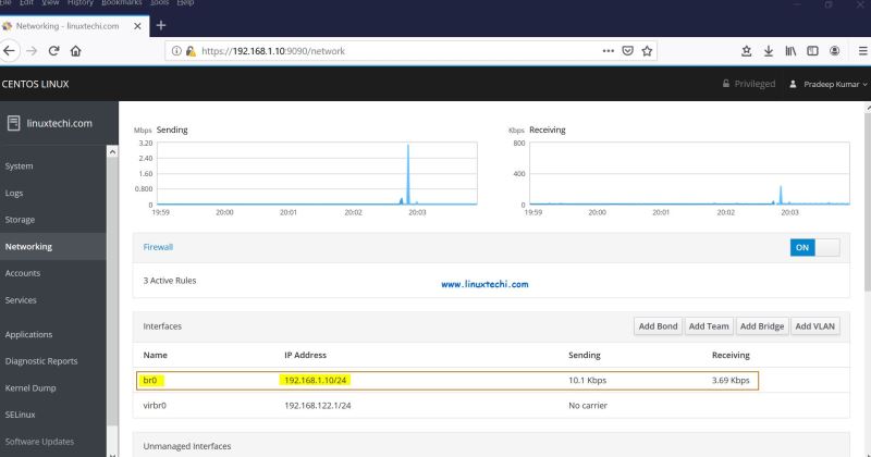 CentOS 8/RHEL 8上如何安装和使用Cockpit