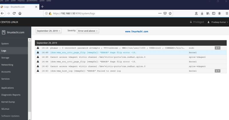 CentOS 8/RHEL 8上如何安裝和使用Cockpit