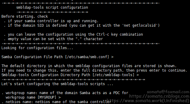 samba + OPENldap搭建文件共享服务器的方法