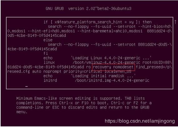 Ubuntu18.04服务器密码忘记或被篡改怎么重置密码
