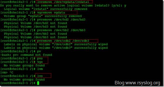 详解Linux LVM逻辑卷配置过程（创建，增加，减少，删除，卸载）