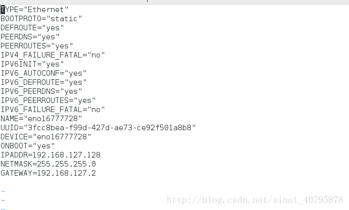 怎么在centos7中修改网关和配置ip