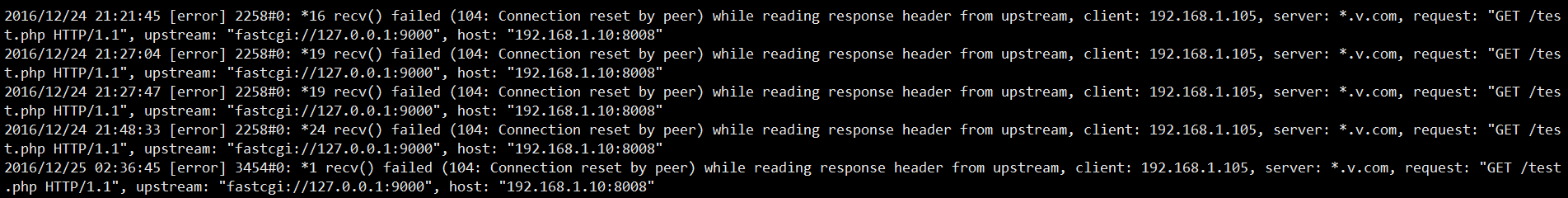 nginx+php-fpm服务HTTP状态码502的示例分析