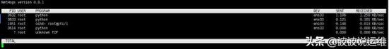 Linux工具之Nethogs按进程监控网络带宽的示例分析