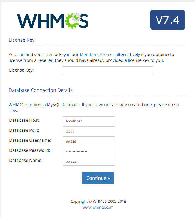 WHMCS V7.4.2如何安裝