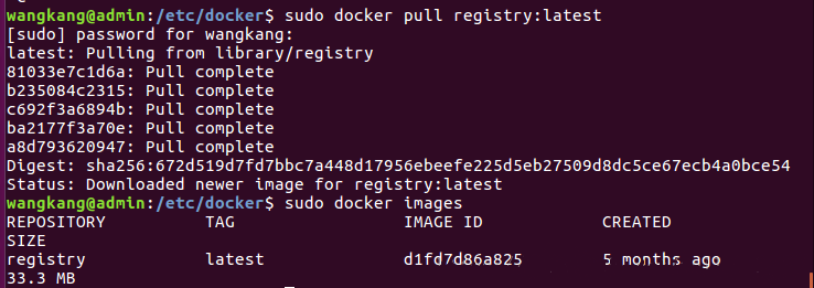 Docker怎样搭建自己的本地镜像仓库