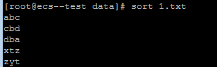 如何在Linux中使用sort文本處理命令