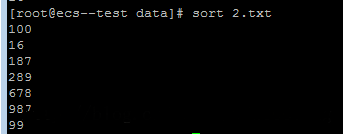 如何在Linux中使用sort文本处理命令